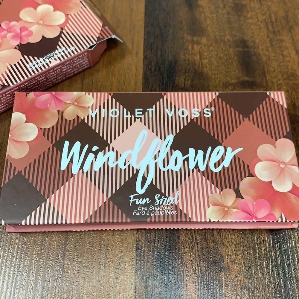 Violet Voss Windflower Fun Sized Eyeshadow Palette 10 Pan NIB Warm Nude Gold